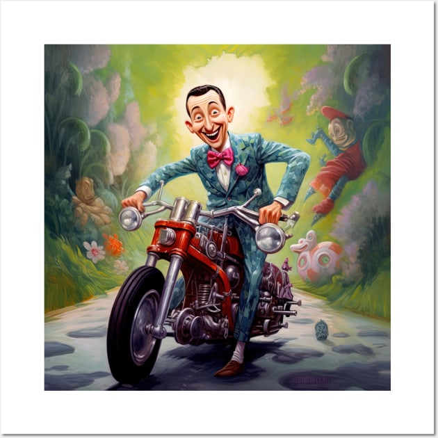 Pee Wee Herman art - design 19 Wall Art by Maverick Media